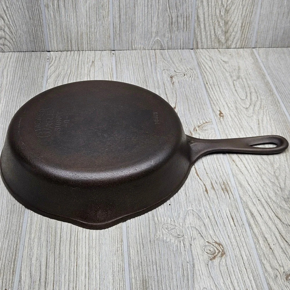 Vtg Wagner Ware Sidney O Cast Iron Skillet 6 Stylized Logo 1056H 9